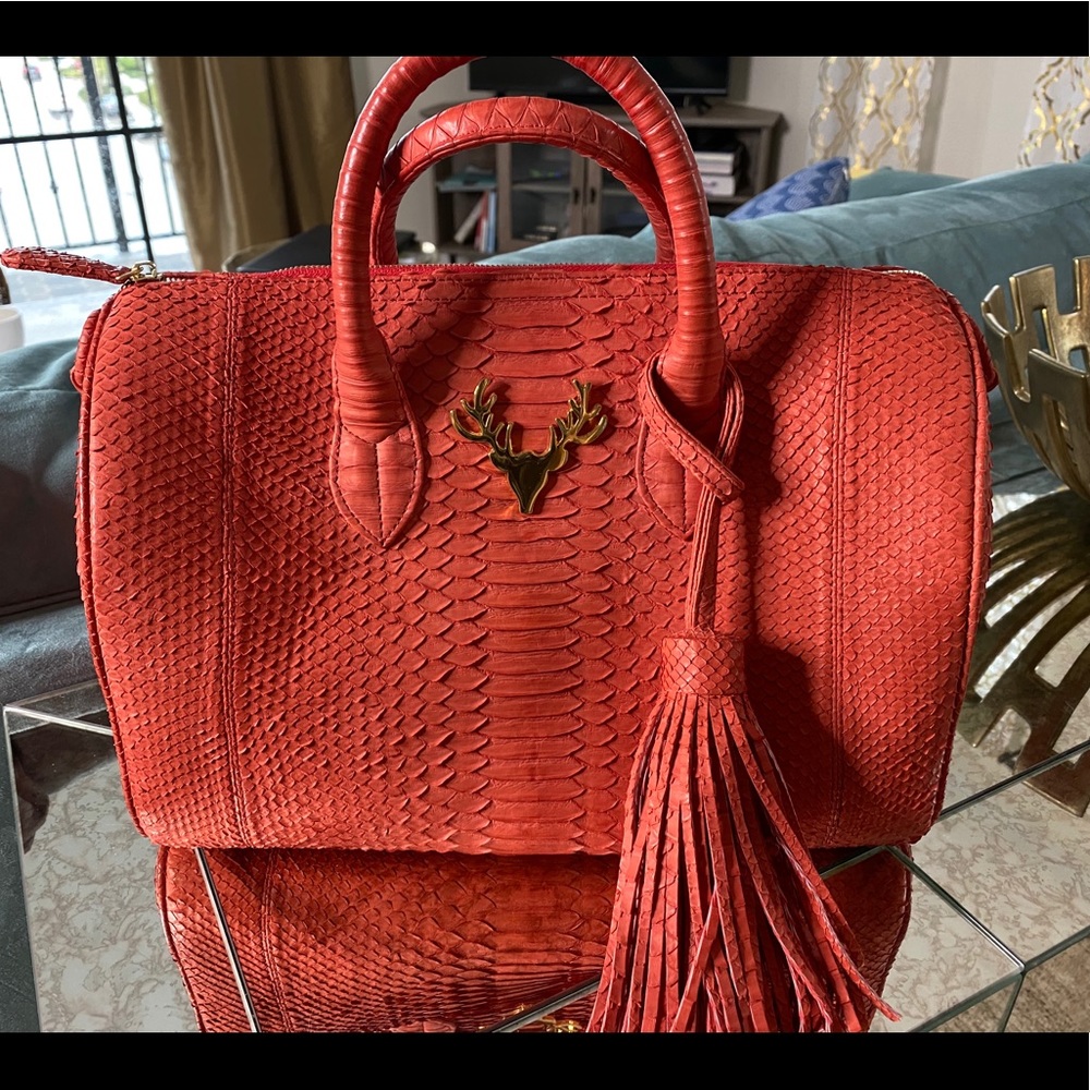 Taxidermy Ashford Satchel Poppy